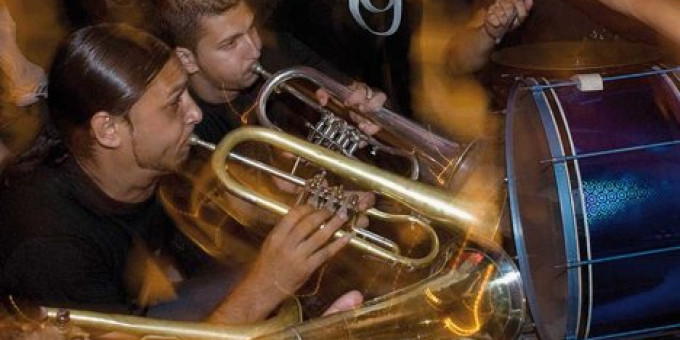 Balkan Party: Kobra Orkestar brass band (SRB), KUD Tabán folk dance group, Krugovi film