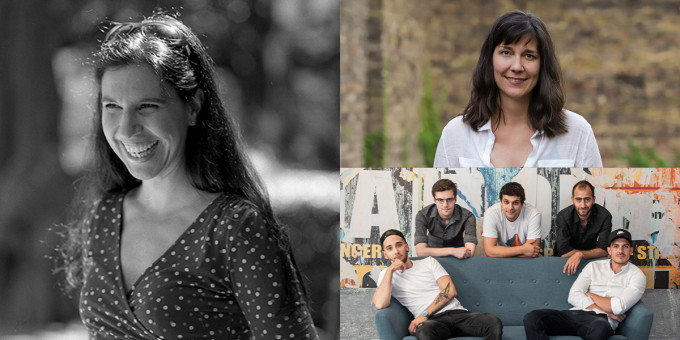 Deck az A38 Hajón: Tamás Zsuzsa, Szaniszló Judit, Arrange Service
