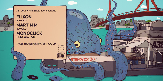 Fine Selection #128 ● Martin M & Flixon, Monoclick (Rokoko)