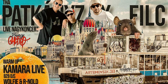 Betegszoba: Tha Patkányz X Filc, Fancyghetto Jam X Kamara, Wolfie&R-Nold, The Rugged Man