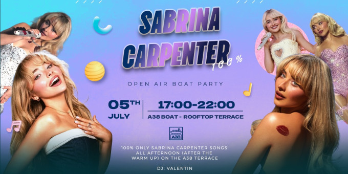 100% Sabrina Carpenter - Open-Air Boat Party
