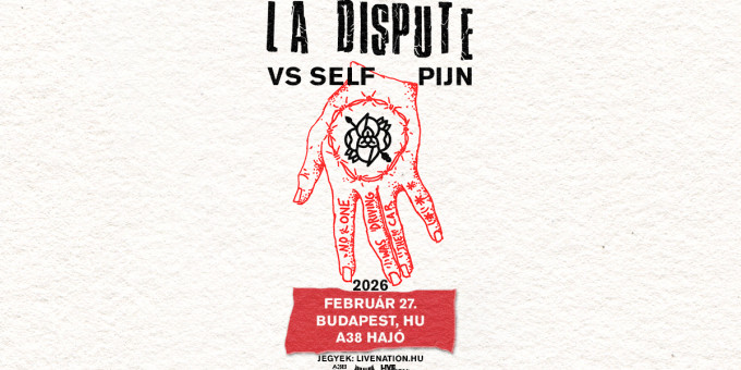 La Dispute (US), vs self (US), Pijn (GB)
