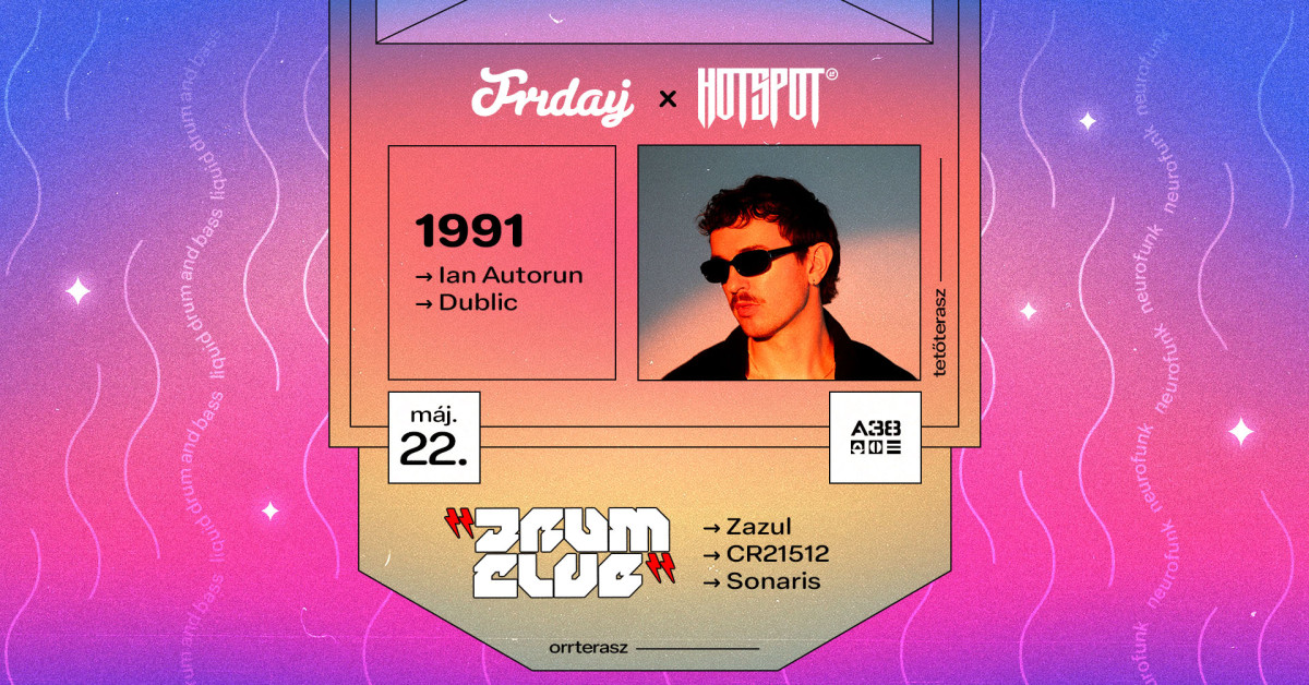 Friday vs HØT SPØT pres. 1991 / Orrterasz: Drum Club - A38 Ship