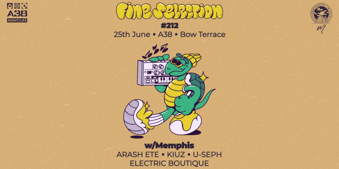 Esemény címe: Fine Selection #212 w/Memphis: Arash Ete, Kiuz, U-Seph, Electric Boutique