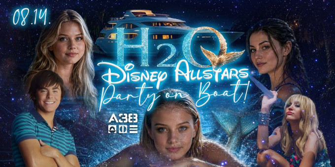 H2O Disney Allstars Party on Boat!